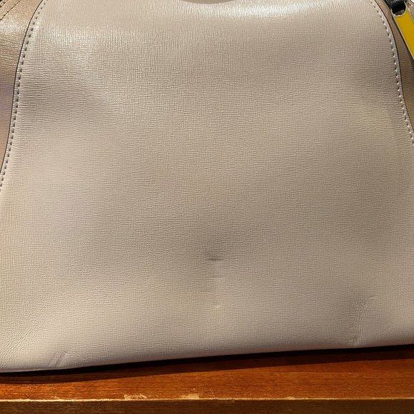 Cromia smooth & suede leather handbag - Picture 14 of 14